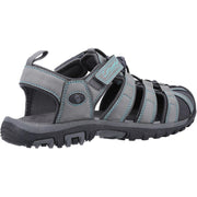 Cotswold Colesbourne Ladies Sandal Grey/Turquoise