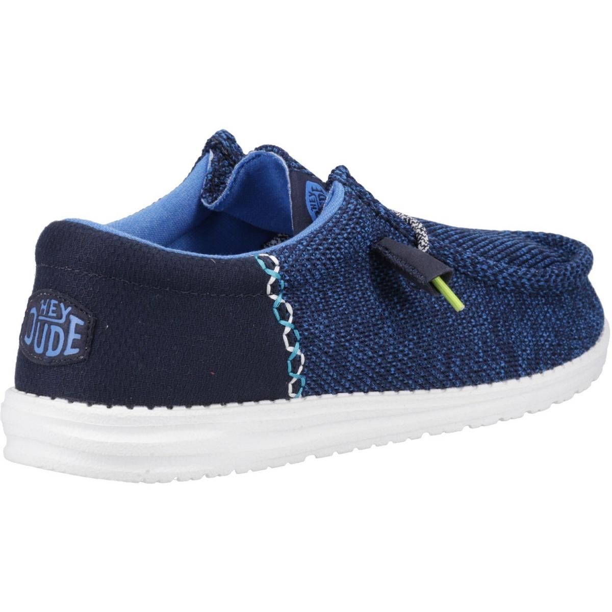 HEYDUDE Wally Funk Open Mesh Shoe Blue/White – BushWear