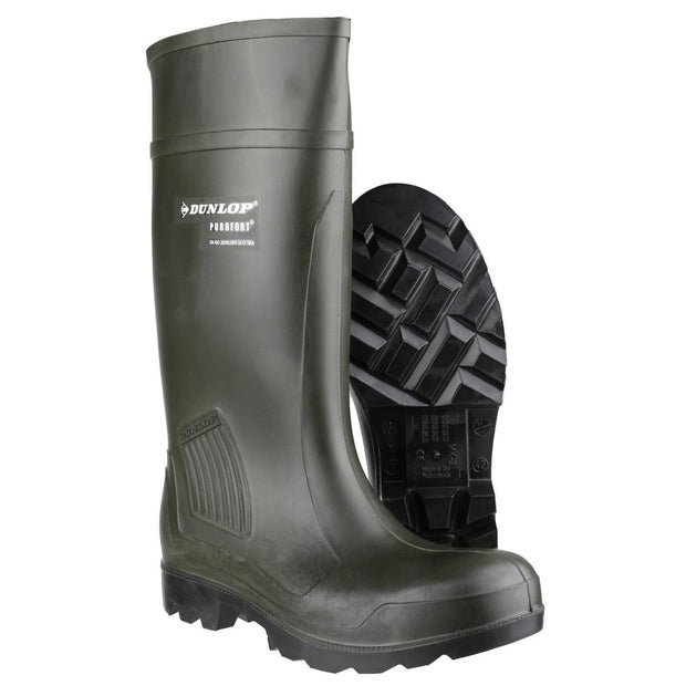 Dunlop PurofortÂ Professional Full Safety Wellington Green