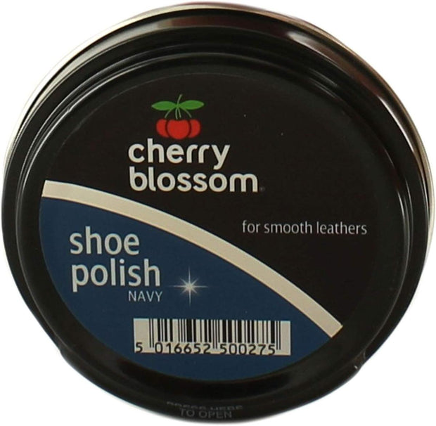 Cherry Blossom Shoe Polish Paste Navy BushWear