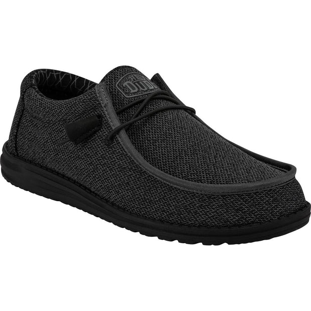 HEYDUDE Wally Sox Shoe Micro Total Black