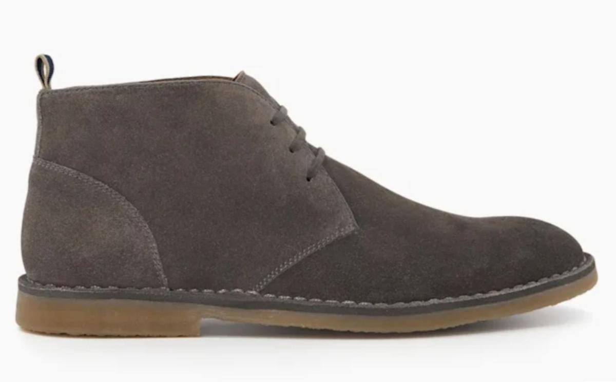 Grey cheap dune boots