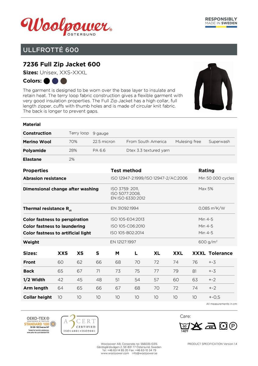 Woolpower 600 hot sale zip jacket