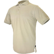 Hazard 4 QUICKDRY UNDERVEST PLAIN BATTLE POLO - TAN