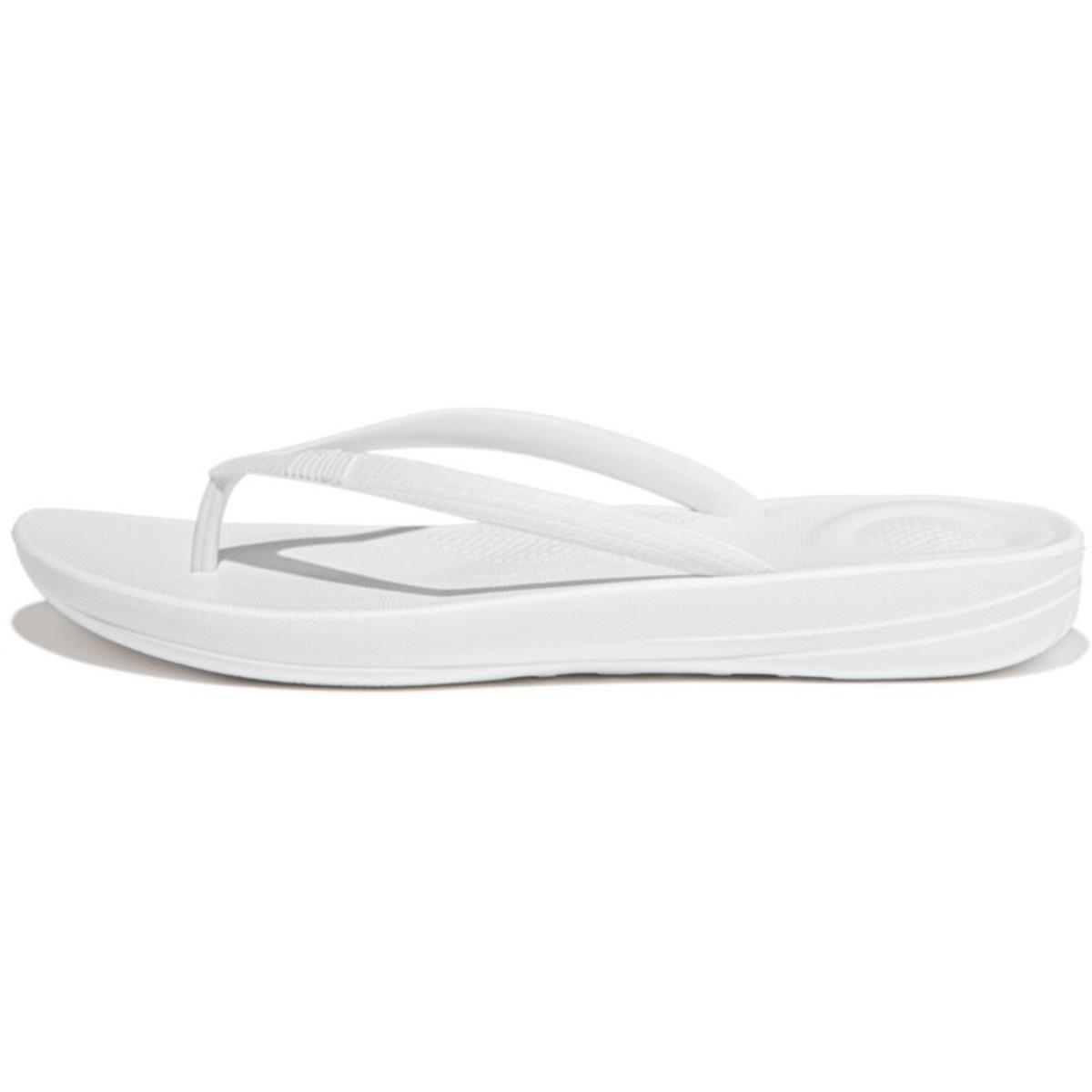 Fit Flop iQushion Ergonomic Flip Flops Urban White – BushWear