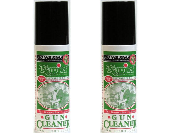 BushWear Napier Gun Cleaner Pump Spray Bundle Pack of 2