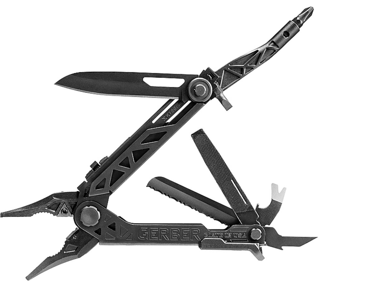 Gerber Gerber Center-Drive Black (Multi-Tool) w/Bit Set & Coyote MOLLE ...