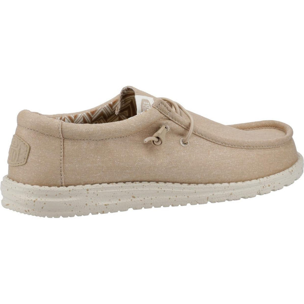 HEYDUDE Wally Canvas Shoe Tan