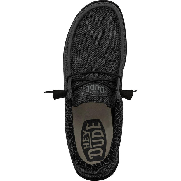 HEYDUDE Wally Sox Shoe Micro Total Black