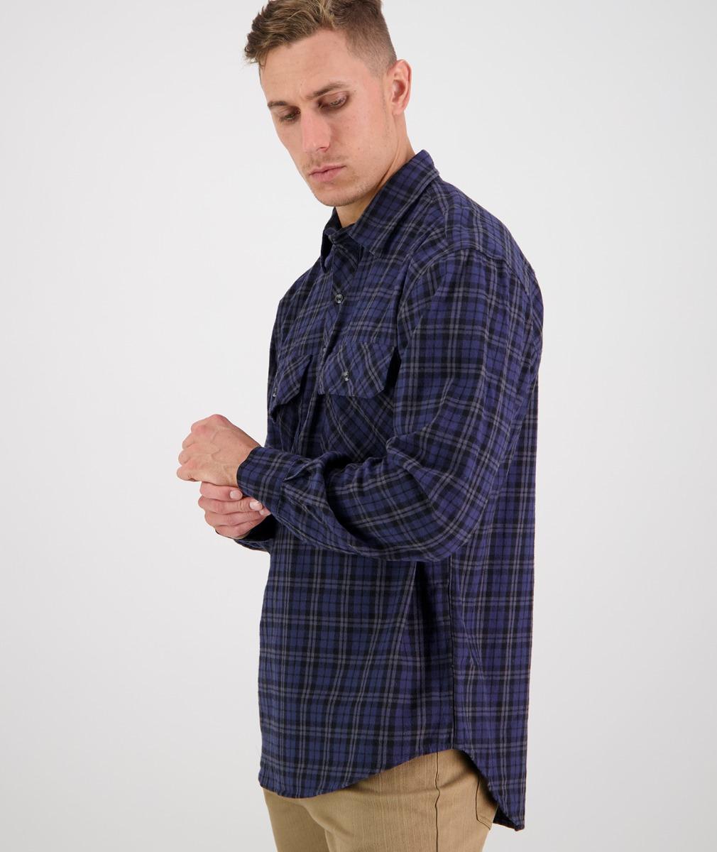 Swanndri Barn Shirt Blue – BushWear