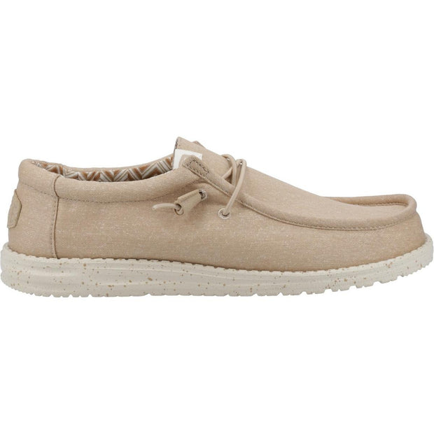 HEYDUDE Wally Canvas Shoe Tan