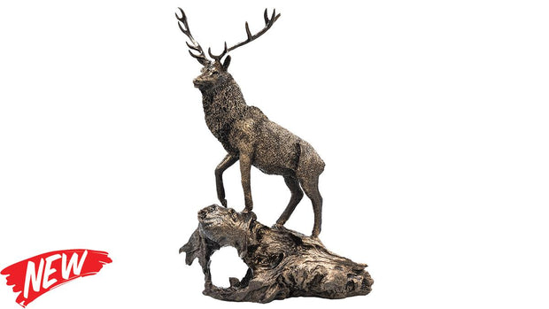 Bisley Patina Bronze Sculpture Stag