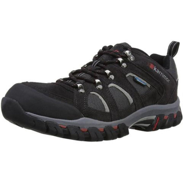 Karrimor Mens Karrimor Bodmin IV Weathertite Low Rise Waterproof Hiking Shoes - Black Sea