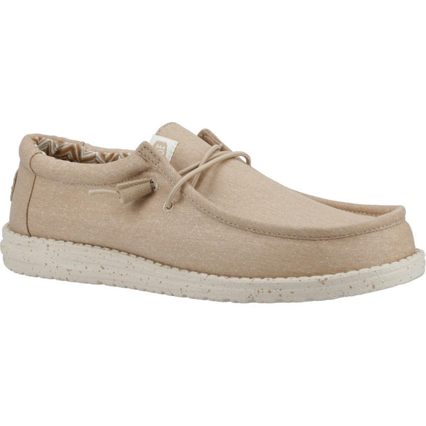 HEYDUDE Wally Canvas Shoe Tan