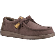 HEYDUDE Wally Corduroy Shoe Chocolate