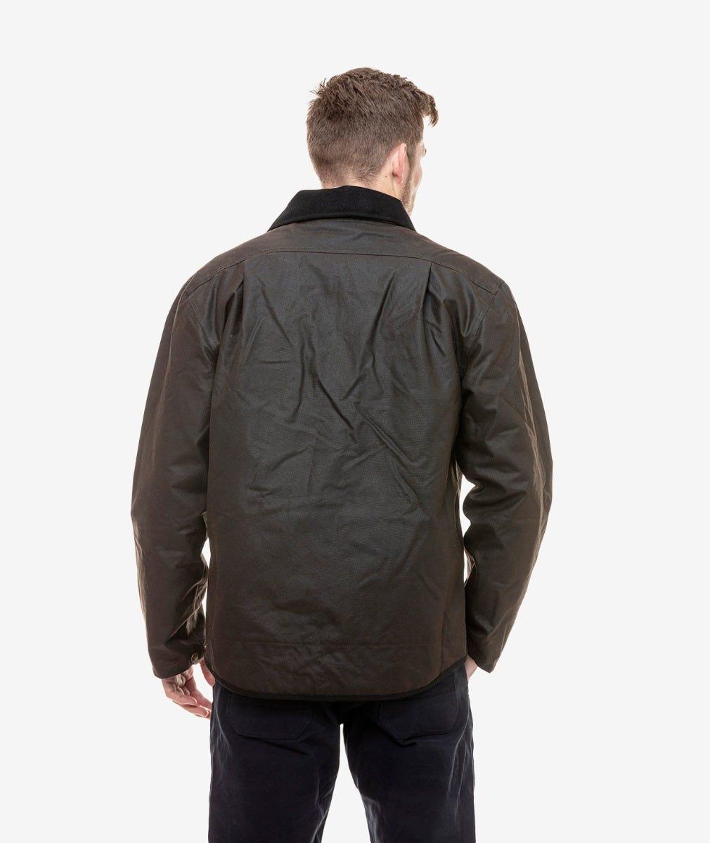 Mens hot sale oilskin coat