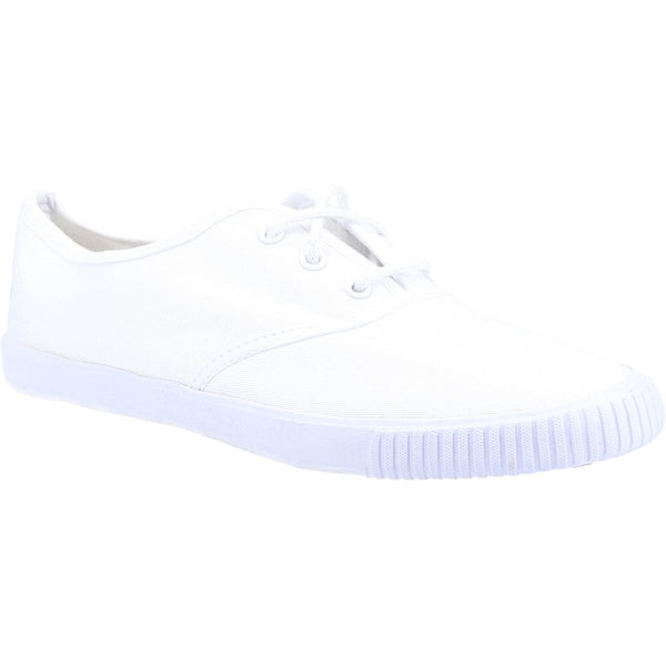 White lace store plimsolls