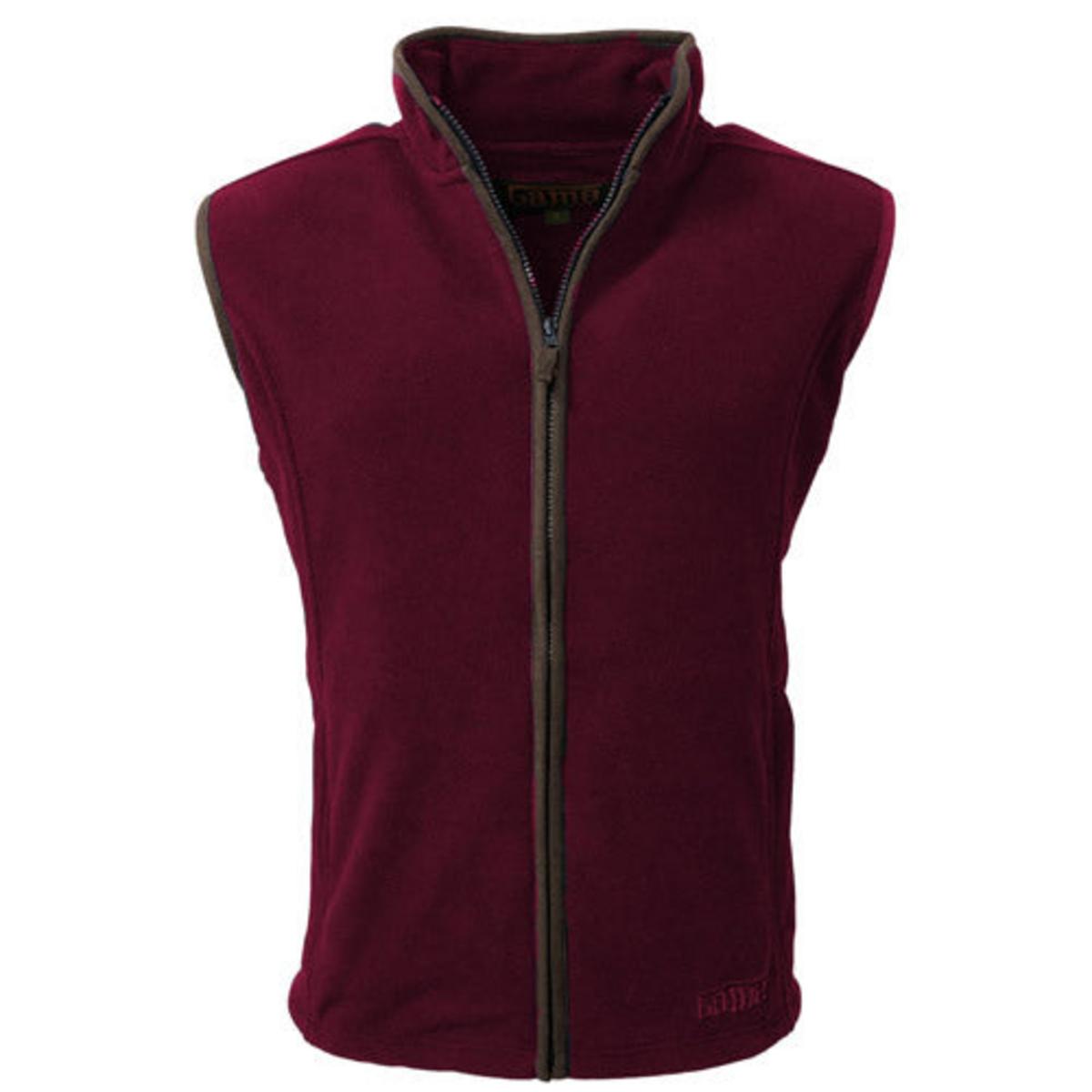 Game Mens Game Stanton Fleece Gilet - Maroon – BushWear