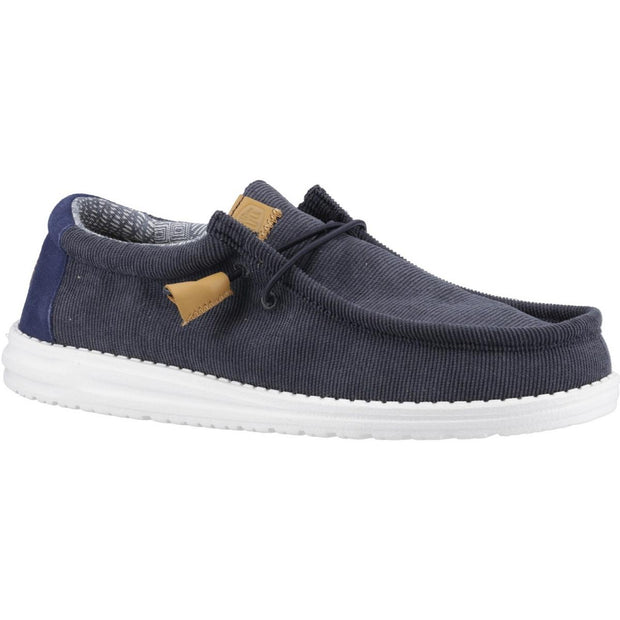 HEYDUDE Wally Corduroy Shoe Navy