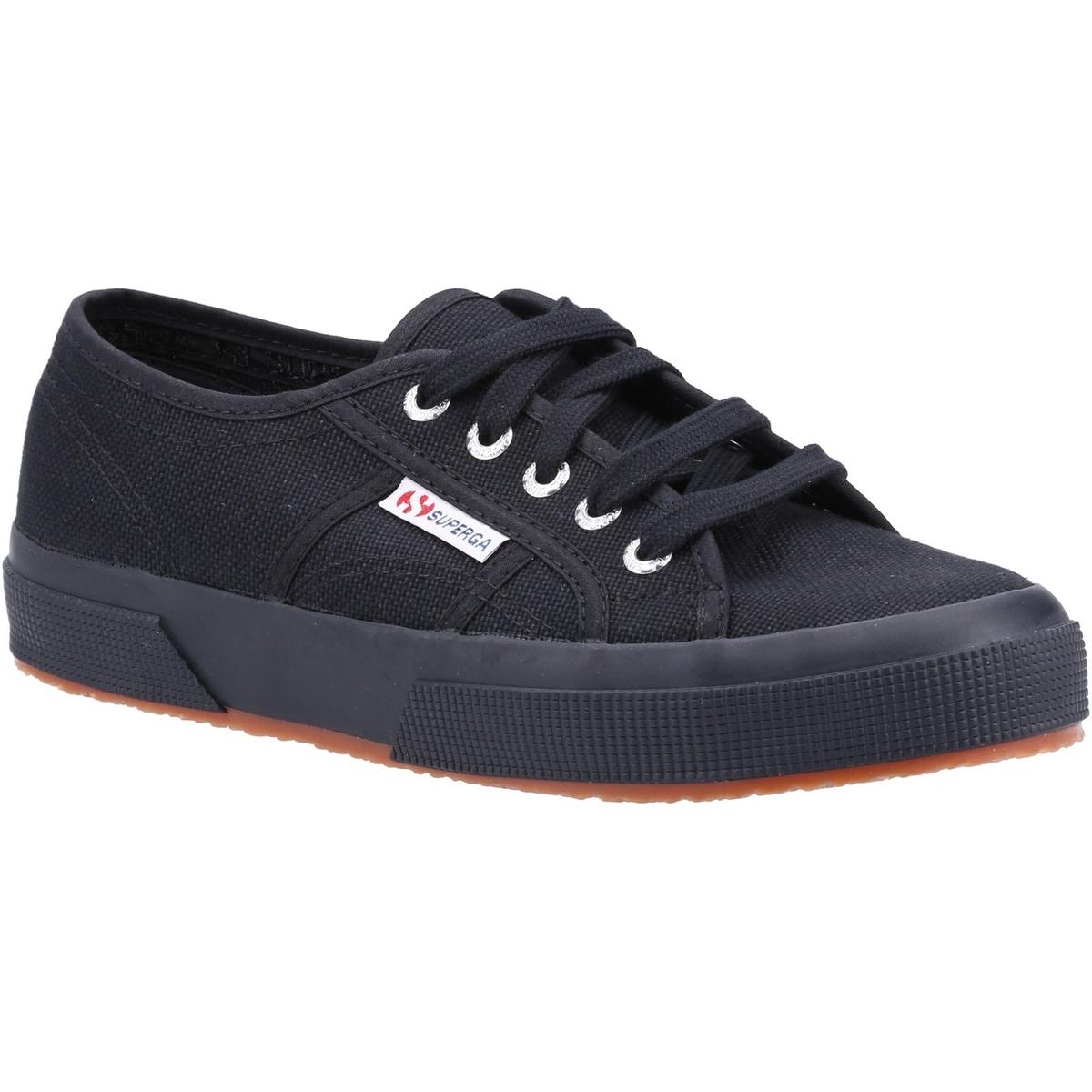 Superga full black cotu classic clearance